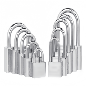 <span class=keywords><strong>Lucchetto</strong></span> Moderno in Acciaio Inossidabile con Lama Antitaglio 30-70mm, Anello Corto/Lungo, Impermeabile, con Chiavi Diverse/Uguali, Durevole <span class=keywords><strong>per</strong></span> Palestra - Product Image 1