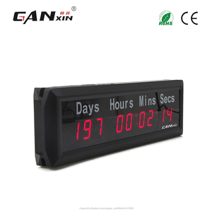 Ganxin led rojo de 9 dígitos pantalla día fecha pequeño temporizador con caracteres ampliado versión - Product Image 4