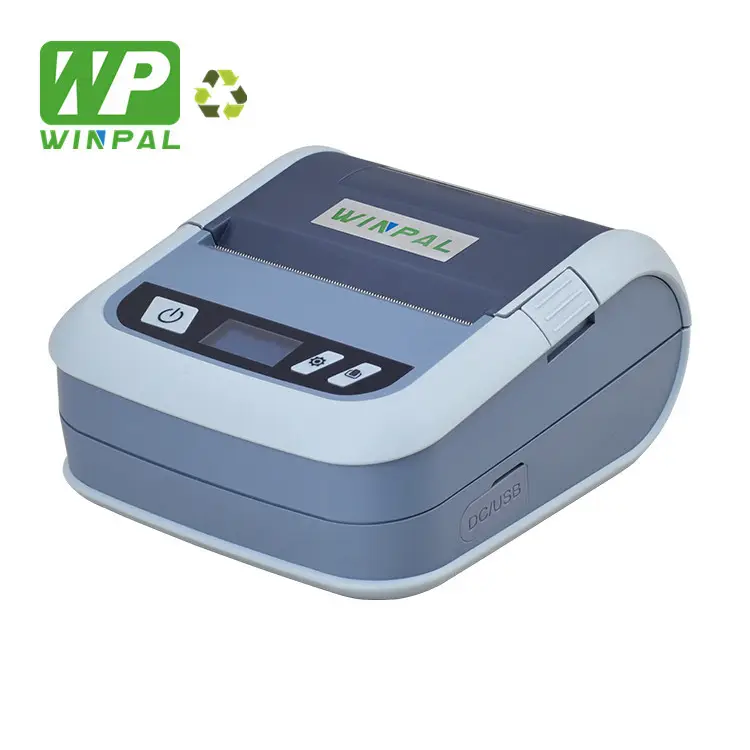 Winpal WP-Q3A codice a barre 80mm e ricevuta 2 in 1 stampante portatile senza fili di alta risoluzione con OLCD