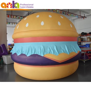 Ballon publicitaire géant en PVC <span class=keywords><strong>gonflable</strong></span>, modèle de sandwichs, hamburgers, frites - Product Image 5