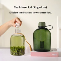 Bouteille d'eau Tritan avec bouchon à boire directement, grande capacité, lavable en machine, portable, idéale pour la randonnée