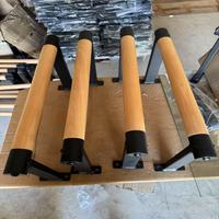 Barres parallèles en bois de qualité supérieure pour la gymnastique et la calisthénie, base stable antidérapante, équipement de fitness durable et écologique pour les exercices de musculation
