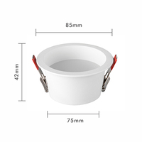 OEM usine ronde 6W DOB pilote à bord Led Downlight lampe avec meilleur prix allemand SMD projecteur