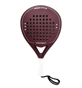 Raqueta de <span class=keywords><strong>Pádel</strong></span> PATSSPORT OEM de Alta Calidad, Serie Macaron, Acabado Mate de Fibra de Carbono 3K, Forma de Lágrima, Ligera, Bajo Equilibrio - Product Image 2