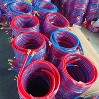 Tuyau de soudage PVC souple et durable à double pression pour oxygène et acétylène, idéal pour l'industrie et l'irrigation – Fournisseur direct usine