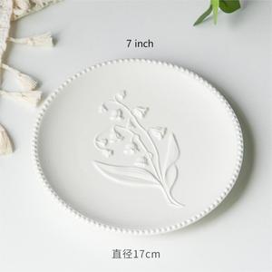 <span class=keywords><strong>Assiette</strong></span> <span class=keywords><strong>en</strong></span> Céramique Anaglyphe Blanche <span class=keywords><strong>de</strong></span> Luxe, <span class=keywords><strong>Assiette</strong></span> <span class=keywords><strong>en</strong></span> <span class=keywords><strong>Porcelaine</strong></span> pour <span class=keywords><strong>Mariage</strong></span>, Hôtel, Restaurant, Fête, Maison, Gâteau, Dessert - Product Image 6