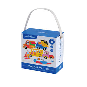 Aimants de véhicule magnétiques Réfrigérateur en bois Grand aimant Jeux d'apprentissage Jouets en bois pour tout-petits - Product Image 2