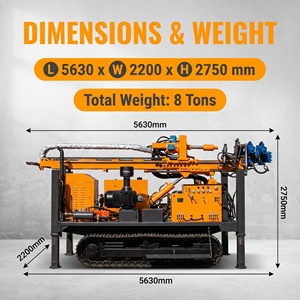 Équipement professionnel d'exploration minière pour l'extraction d'or alluvionnaire |   Foreuse hydraulique sur chenilles SJ-180 200m - Product Image 6