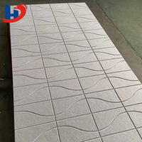 Panel Acústico Texturizado 3D HJ - Panel de Fieltro PET con Ranuras Fluidas Modernas - Material Profesional de Absorción de Sonido para Proyectos Hoteleros
