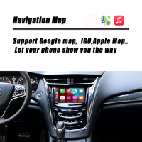 Interfaz inalámbrica CarPlay para Cadillac CTS 2014-2015 Fácil instalación Tablero Radio Reproductor de DVD Mirror Link Android Auto