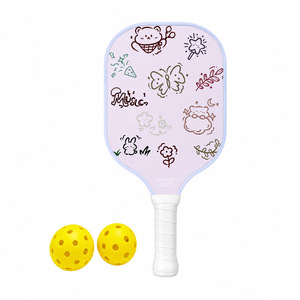 Ensemble de raquettes de pickleball en fibre de verre pour usage extérieur, résistant aux intempéries, prêt à l'emploi sur le terrain, avec balles et sac inclus – Pack économique - Product Image 5