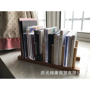 Bamboo <b>Dish</b> Rack Plate Holder <b>Stand</b> For Kitchen Draining Rack Round Shape With <b>Stand</b> LSJ 01 - Product Image 2