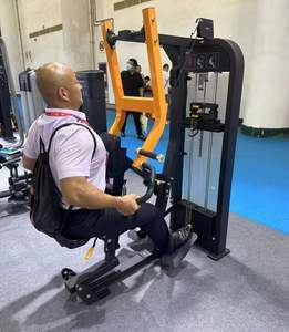 Machine d'entraînement musculaire à charge guidée |   Équipement de fitness Gym Hammer |   Machine d'extension dorsale pour tirage arrière - Product Image 6