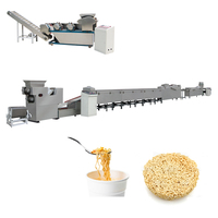 Machine de production de nouilles Indomie frites entièrement automatique petite grande capacité nouilles ligne instantanée nouilles ligne instantanée