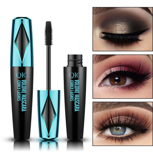 Mascara Volumisant Imperméable 3D 4D avec Sérum pour Cils en Fibres, Crème Noire Courbante et Allongeante pour Maquillage Quotidien - Product Image 6
