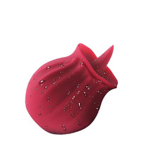 Vibrateur Rose en gros d'usine, portable, étanche, rechargeable, jouet de plaisir féminin