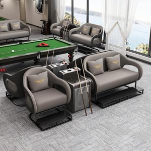 Billiards Room Sofas And Viewing Chairs Pu Leather Foam Filling Comfortable Commercial Venues - Product Image 3