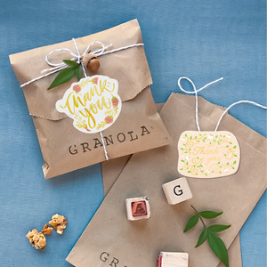 ม้วนสติกเกอร์กาวพิมพ์ลายแบบกำหนดเองฉลากโลโก้ขอบคุณสำหรับน้ำยายาหยอดตา - Product Image 4