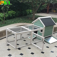 Poulailler en bois de haute qualité pour 20 poulets avec rampe poulailler cage cage cages pour animaux de compagnie à vendre