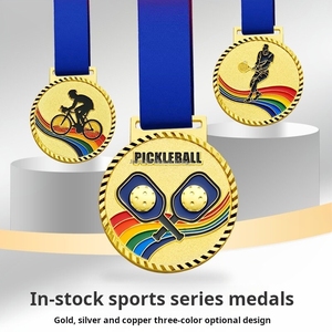 Medaglia Sportiva Personalizzata in Lega <span class=keywords><strong>di</strong></span> Zinco 3D <span class=keywords><strong>di</strong></span> Alta Qualità con Design Personalizzato per Calcio - Product Image 2