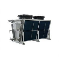 Radiateur de refroidissement à sec intelligent Xinke en forme de V avec ventilateur axial, capacité de refroidissement de 50 à 2000 kW, contrôle PLC, économie d'énergie, surveillance à distance