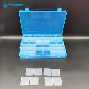 Caja de Almacenamiento de Plástico Transparente con 36 Compartimentos y Divisores Extraíbles, Organizador para Ferretería, Joyería y Componentes Electrónicos - Product Image 2
