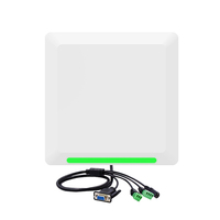 Longue portée 15m RFID lecteur UHF intégré antenne 12dbi logistique gestion d'entrepôt prend en charge RS232 Wiegand 860-960MHz