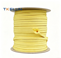 Profesyonel Para-Aramid Örgülü Kılıf 10mm 20mm 30mm Yüksek Dayanımlı Isıya Dayanıklı Paketleme İpi Endüstriyel Kablo Demetleme için