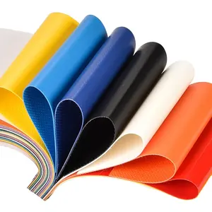 Dervinyl 500D 0.5MM Waterproof HF Weldable PVC Coated Polyester Fabric for Waterproof Tanks Bags