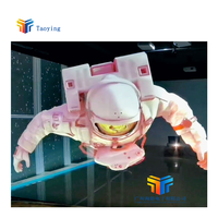Pantalla holográfica de rejilla eléctrica blanca Proyección de pantalla de rejilla holográfica 3D para actuaciones en interiores de escenario