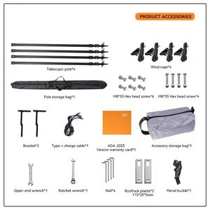 Tùy chỉnh Graphene lớp phủ SUV Caravan xe Camper có thể thu vào tán cắm trại ngoài trời không gian lớn 270 bên xe mái hiên lều - Product Image 4