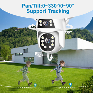 4MP Wifi Mini Smart Linkage PT <b>Camera</b> Human Detection Function Dual Light Built-in Mic & Speaker 256G up to 100ft - Product Image 3