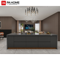 Armoire haute modulaire en bois écologique avec robinet, Smart Cocina, rangement de cuisine pour les développeurs d'appartements