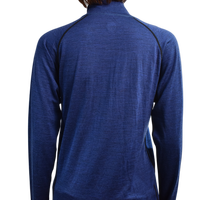 GECKO MASTER – Haut thermique respirant à demi-zip en laine mérinos pour femme, idéal pour les activités par temps froid
