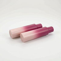 Ensemble de bouteilles PET de luxe haut de gamme pour emballages de soins de la peau, contenants vides pour toner, lotion, émulsion, vente en gros