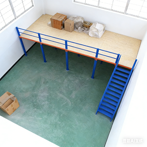 Platform Mezzanine Industri Hemat-Ruang, Struktur Ekspansi Penyimpanan Bertingkat Berat, Lantai Baja Gudang Multi-level, Struktur Penyimpanan yang Dapat Disesuaikan - Product Image 5
