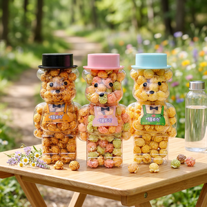 Longxiaoya Bocadillos <span class=keywords><strong>de</strong></span> Maíz Horneados Kosher, <span class=keywords><strong>Palomitas</strong></span> <span class=keywords><strong>de</strong></span> Maíz Dulces Semiblandas Sin Grasas Trans, Sabor a Caramelo con <span class=keywords><strong>Mantequilla</strong></span>, Bolsa <span class=keywords><strong>de</strong></span> 128g, Listo para Servir - Product Image 3