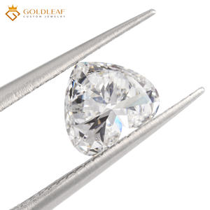 Diamants en vrac cultivés en laboratoire Goldleaf IGI, taille cœur, 1ct 2ct 3ct, VVS VS, percés au laser, couleurs fantaisie, pour la fabrication de bijoux - Product Image 4