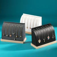 Support de présentation portable pour colliers AURORA, design personnalisé, base en bois, boîte à bijoux, qualité garantie à 100 %, produit très vendu