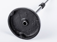 LEILEI SB40-RD2 support de Microphone de bureau rond à tige droite