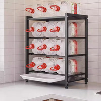 Étagère de rangement multifonctionnelle pour la cuisine, support anti-poussière pour bols et assiettes