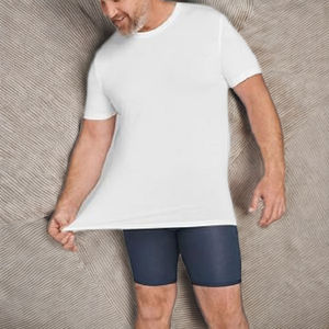 Ropa Interior Negra de secado rápido con cuello redondo para hombre, Camiseta deportiva de algodón, estilo informal, ropa interior para hombre exportada de alta calidad - Product Image 3