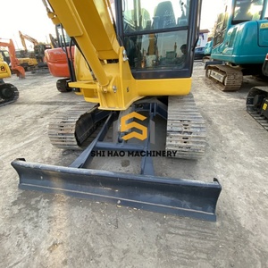 Mini-excavatrice sur chenilles Komatsu PC56 d'occasion, machine d'importation d'origine pour travaux agricoles, résidentiels, pompe à moteur, boîte de vitesses - Product Image 4
