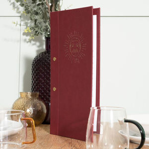 Porta Menús de Cuero con Fijación por Tornillos para Restaurantes, Personalizable, para Menús de Alta Cocina - Product Image 4