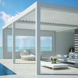 Tente <span class=keywords><strong>d</strong></span>'<span class=keywords><strong>ombrage</strong></span> de mobilier <span class=keywords><strong>d</strong></span>'extérieur, gazebo <span class=keywords><strong>pergola</strong></span>, <span class=keywords><strong>toile</strong></span> fixe avec lumière RVB - Product Image 6