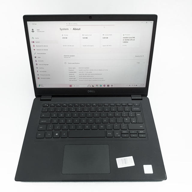 Low Cost Refurbished Second-hand Laptop Suitable for Dell Latitude 3410 I4-5th 8G 265G HDD 14 '' Laptop