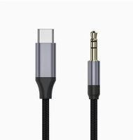Cable de Audio Tipo-C a Doble RCA, Conductor de Cobre Libre de Oxígeno, Revestimiento de TPE para Computadoras, Teléfonos Móviles, Amplificadores y Altavoces