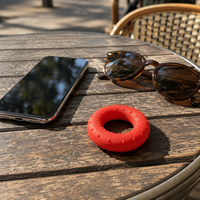 Anneau de préhension en silicone portable, étanche, durable et réutilisable pour l'entraînement de la force des doigts et des mains