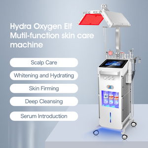 Appareil professionnel 14-en-1 de peeling aquatique, oxygénation, dermabrasion au diamant, hydro-facial, aspiration, écran tactile, nettoyage en profondeur de la peau - Product Image 2