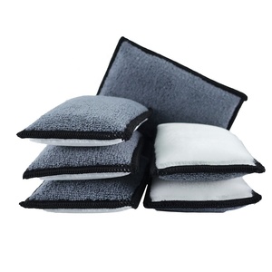 Chất Lượng Hàng Đầu Sợi Nhỏ Vải Nylon Lông Xe Ô Tô Cơ Thể Nội Thất Sạch Chà Pad Chi Tiết Chà Hộ Gia Đình Làm Sạch Miếng Bọt Biển - Product Image 3